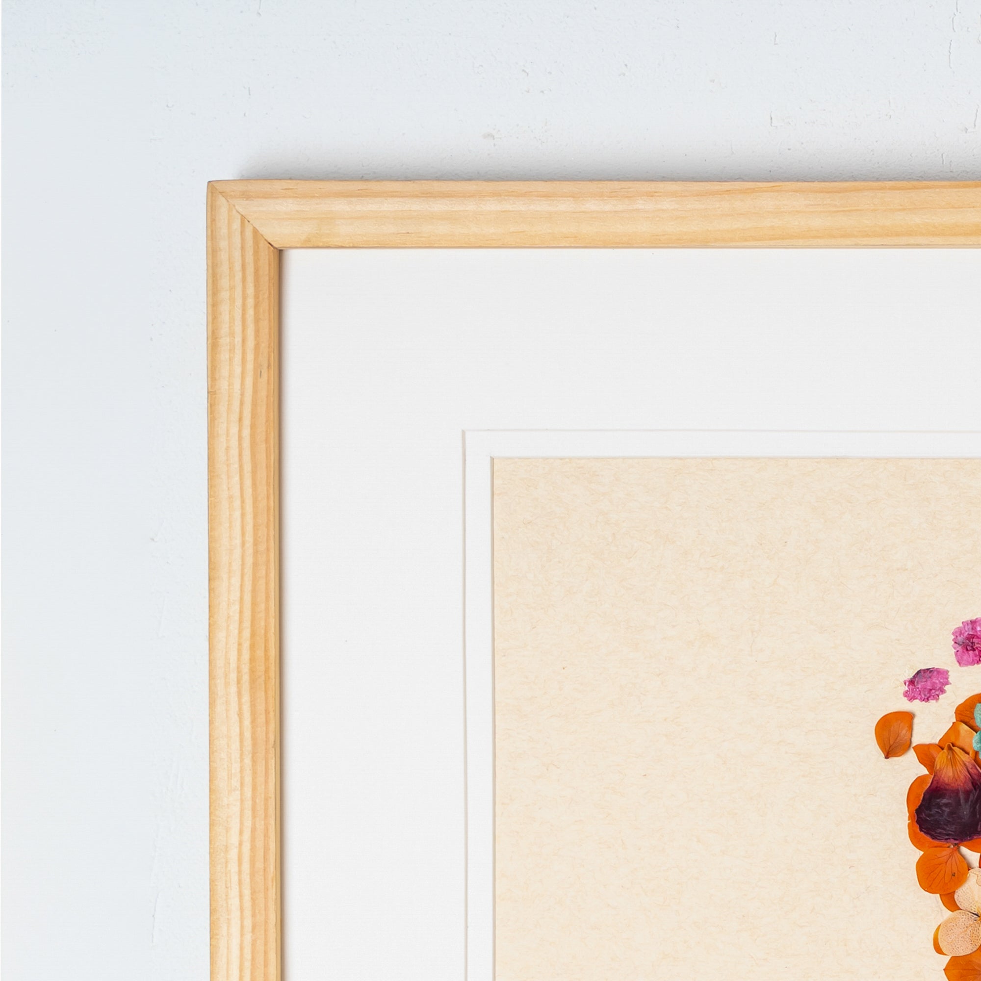 Baby Footprint Pressed Flower Frame – Personalised Botanical Keepsake for Newborns