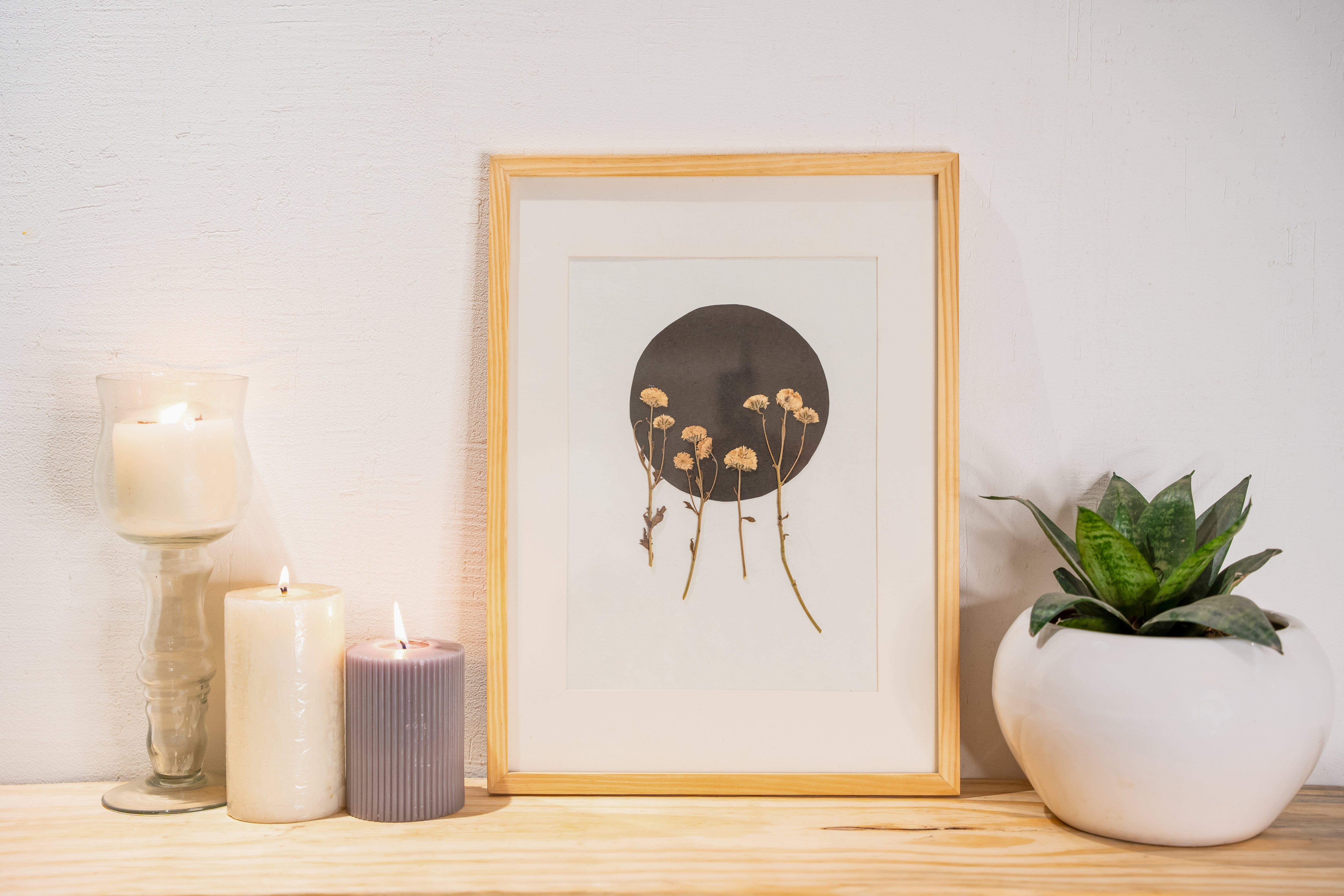 Handmade Pressed Flower Frame – Botanical Wall Art for Gifting & Home Décor