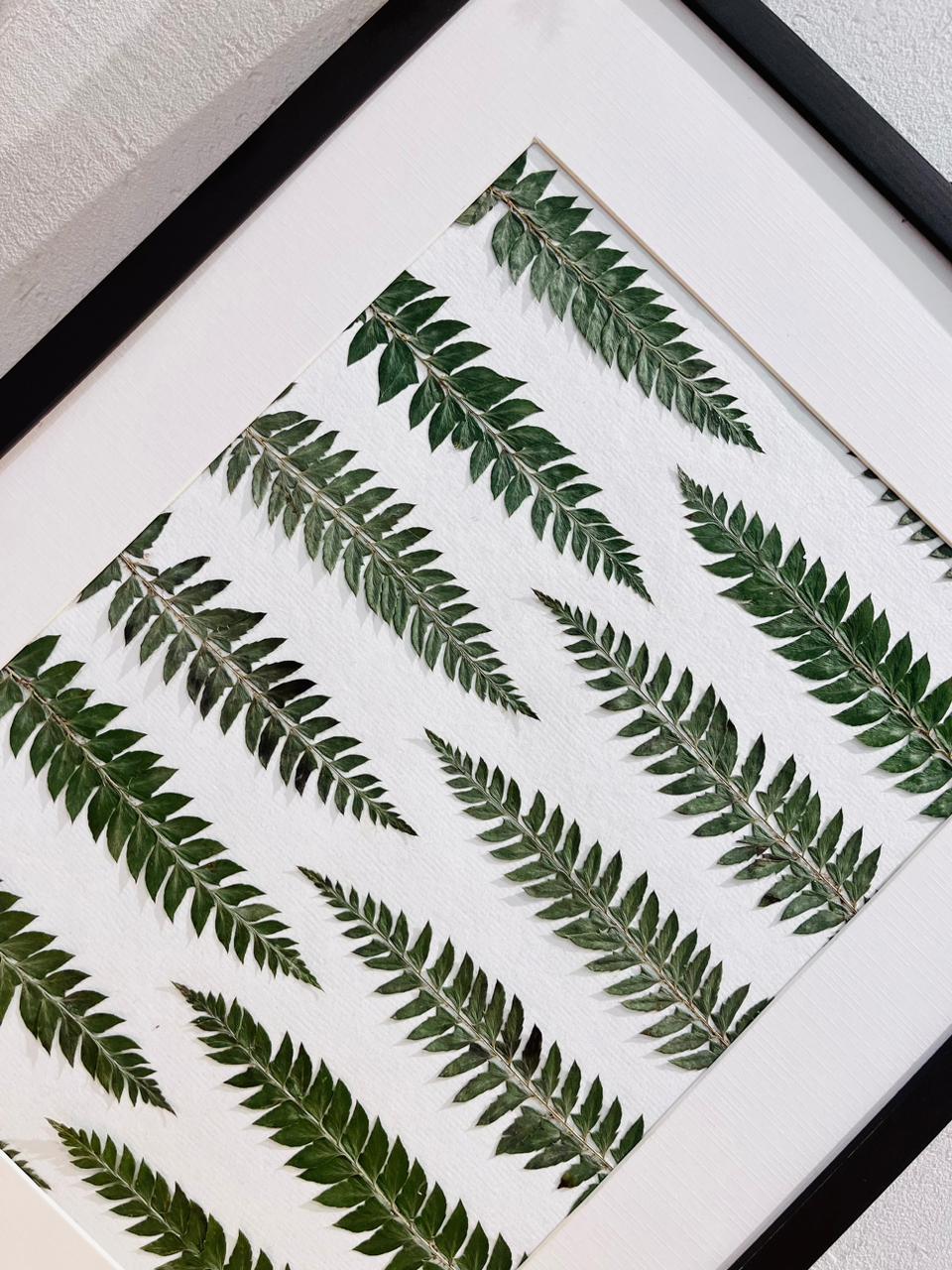 White Daisy Pressed Flower Frame – Handmade Botanical Wall Art for Home Styling