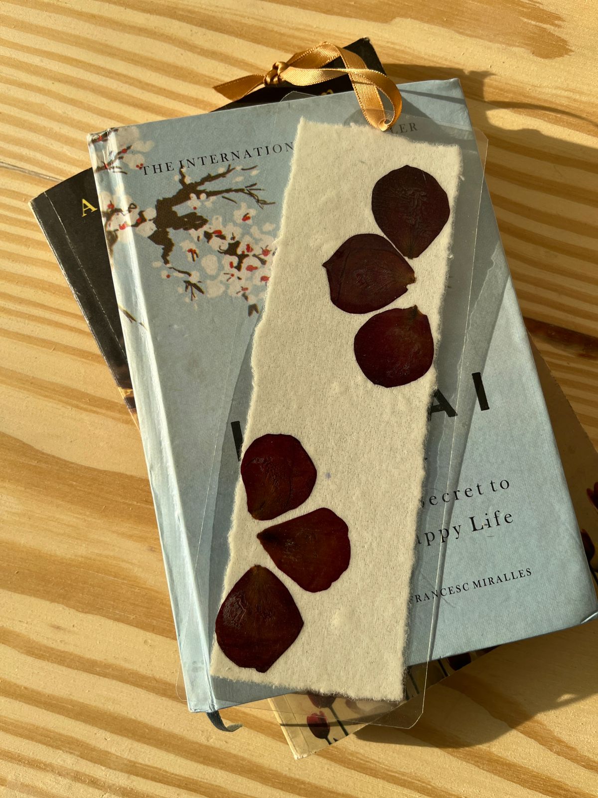 Handmade Pressed Flower Bookmark – Set of 3 (Assorted Florals)